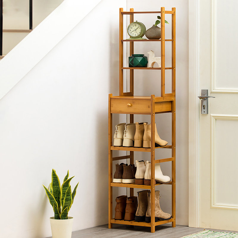 Angolemi Solid Wood Shelving Unit, 163cm H x 33cm W x 28cm D