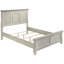 4 grandes chambres à coucher avec finition blanche patinée, sensation de station balnéaire, panneaux à persiennes, quincaillerie en métal noir, charnières de porte de table de chevet en blanc, style, décorations à panneaux, durabilité accrue