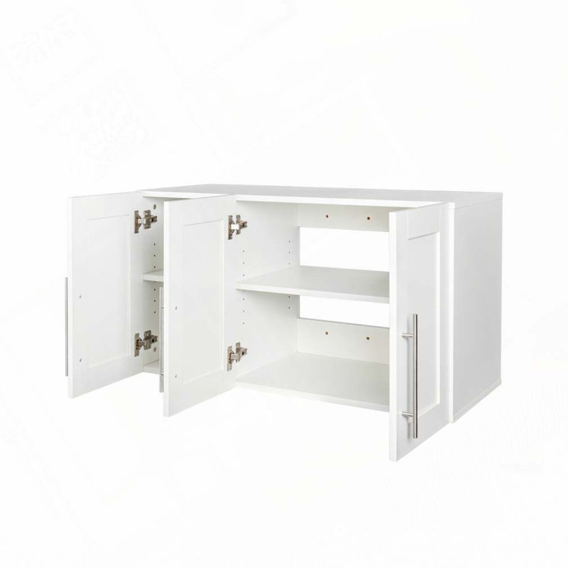 Stackable Wall Mounted Storage Cabinet, 15.75 "D x 35.43" W x 19.69 "H