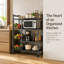 80 cm W Steel Storage Rack with Wheels