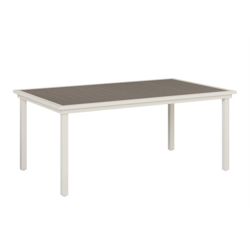 Table de salle à manger Lumley, Bois flottant gris