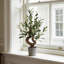 20" Artificial Olive Bonsai Tree With Realistic Leaves In Planter, Faux Evergreen Plant In Decorative Pot-305616065