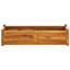 Lit surélevé pour jardin vidaXL, platebande surélevée en bois pour fleurs et plantes, pot à fleurs en bois d'acacia massif, pour l'extérieur et l'intérieur, brun-430868123