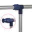 Hinds Adjustable Rolling Clothing Rack