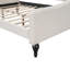 Lit de jour double capitonné capitonné, beige