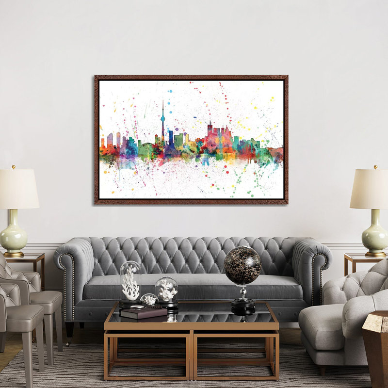 Toronto, Canada by Michael Tompsett - 1 Piece Wall Art on Canvas, 152.5 cm H x 101.5 cm W, Classic Wood Framed