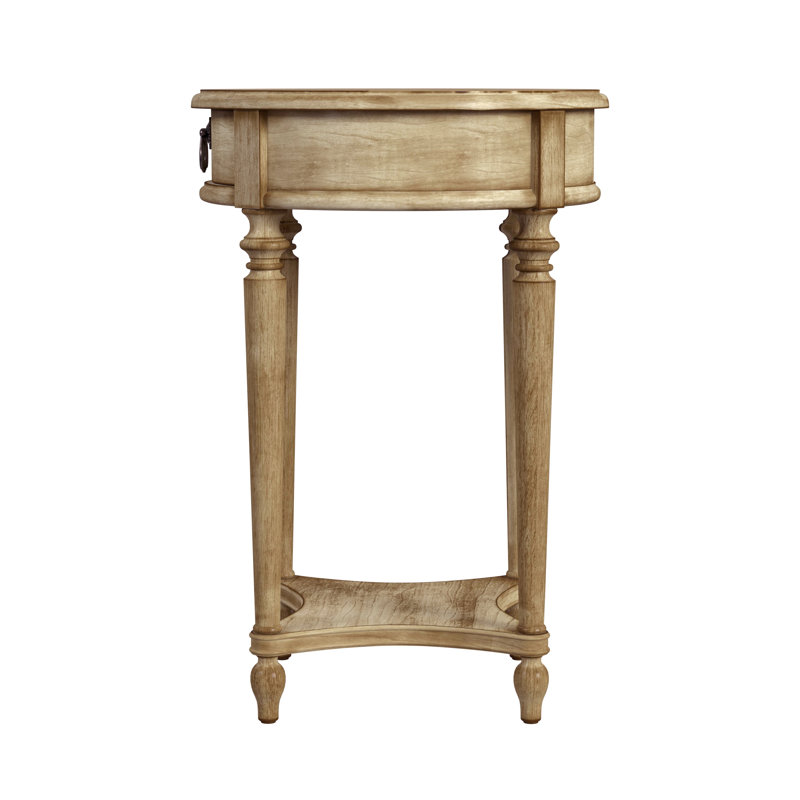Aoibhin End Table with Storage, Antique Beige