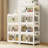 Mayley 4 Drawer Stackable Drawer with Locking Wheels