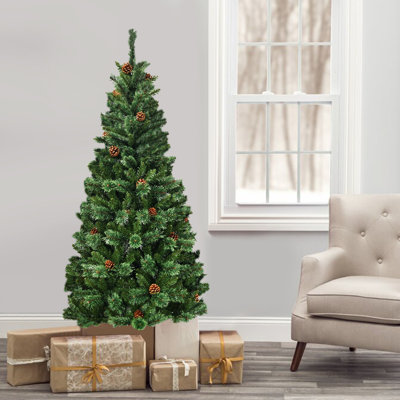 Arbre de Noël artificiel pin vert 72 po