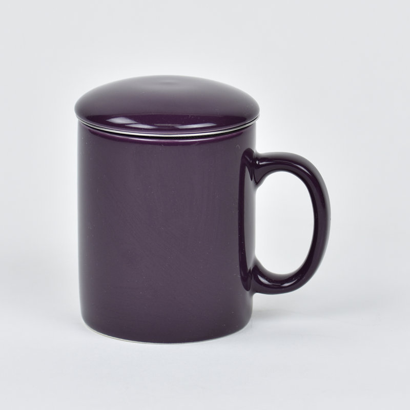 Reinhold Ceramic Coffee Mug, Aubergine