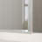 Semi-frameless Magnetic Soft Close Pivot Shower Door With Ansi/sgcc Certified 1/4" Tempered Clear Glass, Aluminum Alloy Frame-120463898