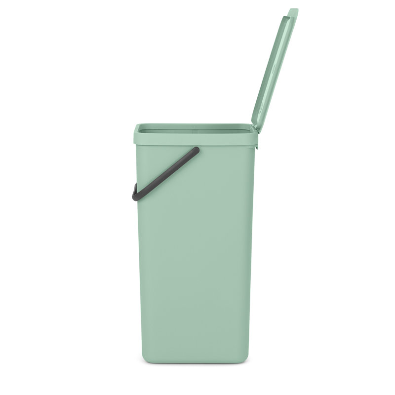Brabantia Sort & Go 40 Litre Rubbish Bin, Jade Green