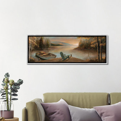 «Tranquil Waters» par Ruane Manning - reproduction d'art panoramique