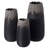 Crystal Table Vase - Set of 3