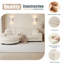Canapé-lit modulaire rembourré en velours Corduroy-1337363948