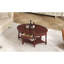 Table basse vintage rétro avec tiroir et tablette de rangement-1802514581