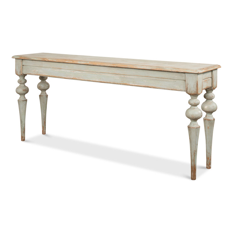 Hudson 73'' W Solid Wood Console Table, Sage