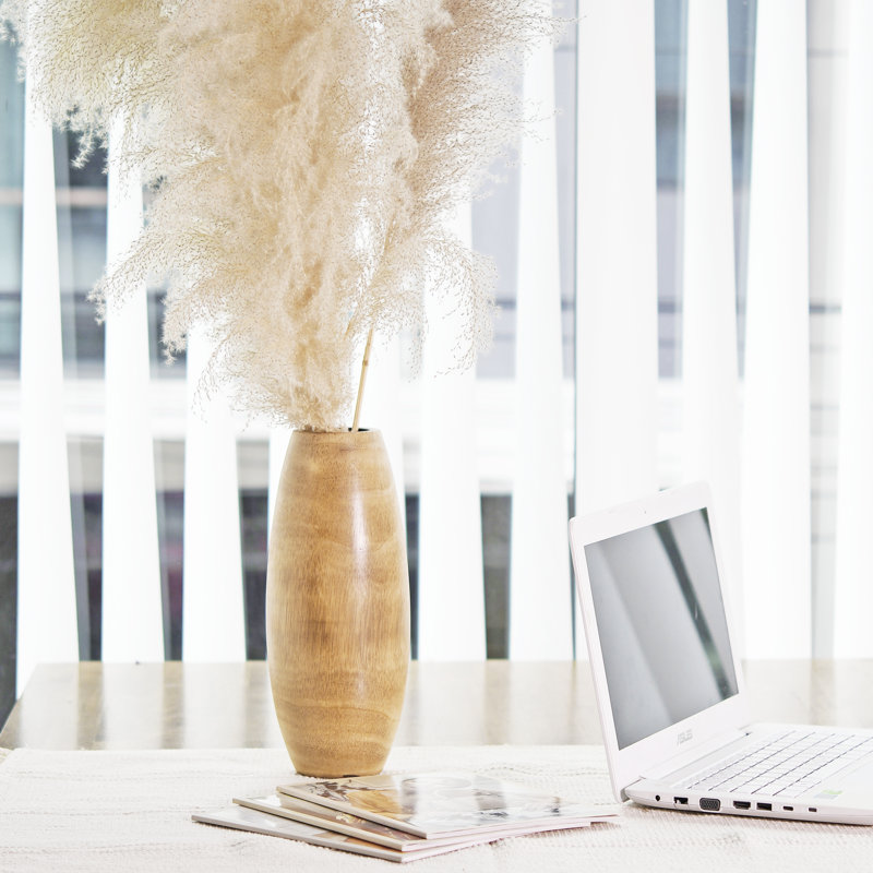 Wood Floor Vase