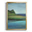 «Silent Lakeside I», reproduction encadrée de qualité supérieure - prête à être accrochée-88286060-88286064