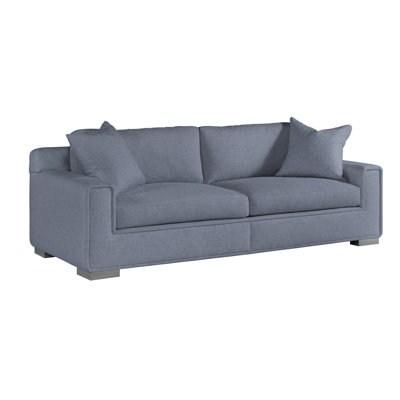 Hinson 98" Square Arm Sofa with Reversible Cushions