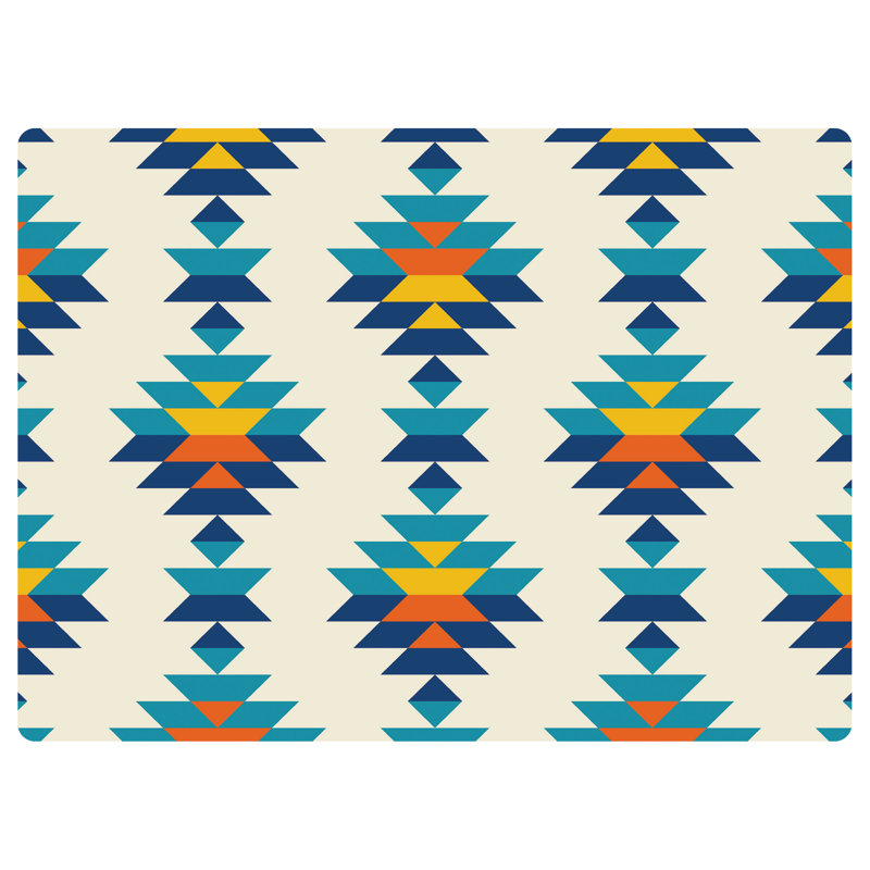 Tapis de chaise de bureau Aztec Diamonds 35 po x 47 po 9 à 5