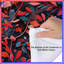 Édredon à motif floral rouge-128736995