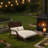 Outdoor High-Back Chair,Garden Wicker Chair,2 Person Fire Pit Chair-1429811519