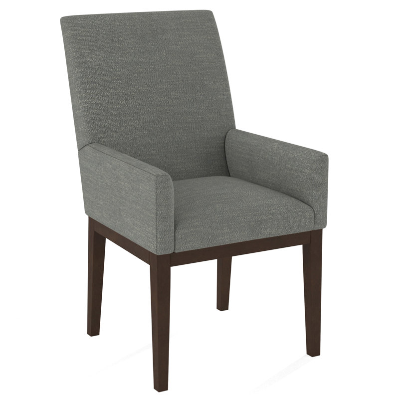 Upholstered Arm Chair, Salvador Butter, Nutmeg