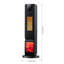 Breeins 6824 BTU Wall Mounted Space Heater with Adjustable Thermostat