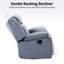 Fauteuil inclinable en microfibre Brynli l 37,4 po-1461963052