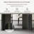 Modern 63" Sintered Stone Dining Table with Stainless Steel Base, Rectangular Kitchen & Dining Table with Load Bearing Wood Panel, Easy Assembly, for Dining Room, Living Room, Kitchen