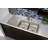 Lustertone 48" L x 22" W Double Basin Drop-In Kitchen Sink-40482223