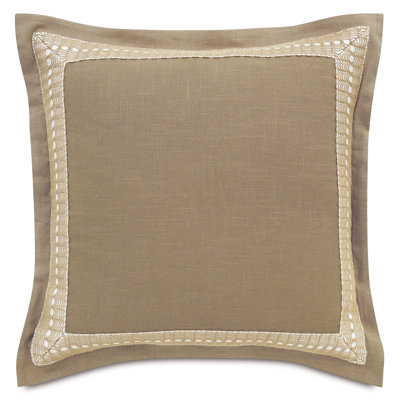 San Savino Textured Linen Throw Pillow