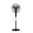 BLACK+DECKER BFSD116B 16" Oscillating Dual-Blade Stand Fan with Remote, Adjustable Height, Black