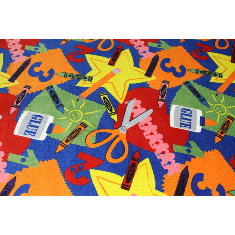 Tapis pour enfants Arts and Crafts, Carré 6 pi