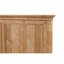 Mobilier de chambre à coucher style ferme 1pc avec tête de lit et tête de lit en chêne naturel-1662604768
