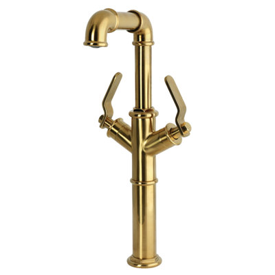 Kingston Brass Whitaker Two-Handle 1-Hole Deck Mount Vessel Faucet