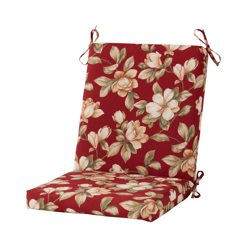 High Back Dining Chair Pad, Roma Floral