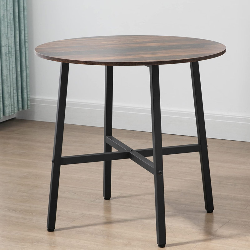 Abdulhay Round Metal Base Dining Table