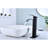 Matte Black Single Handle Waterfall Spout Bathroom Faucet With Pop - Up Drain, Stainless Steel, Stable Water Flow, Quick Installation For Sinks Without Overflow-122398776
