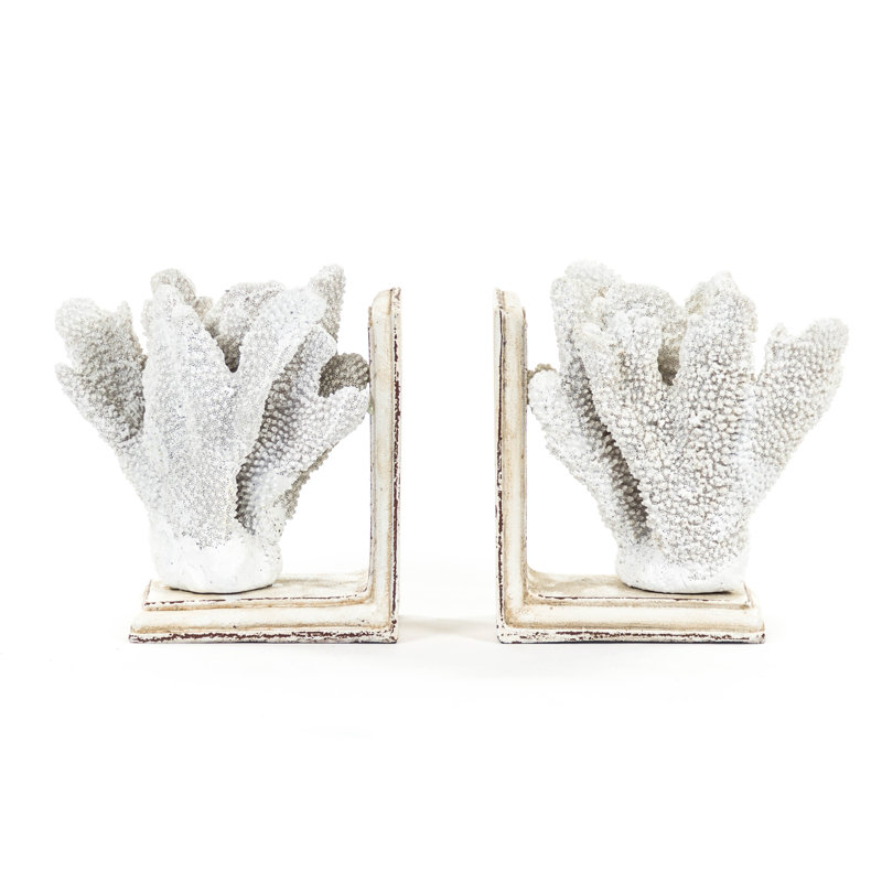 Coral Bookends