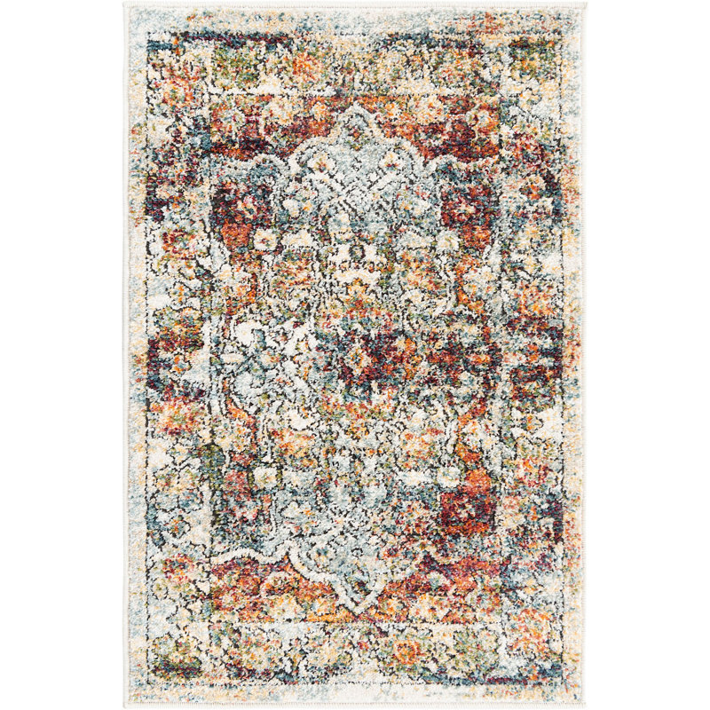 Tapis traditionnel Mekalah multi oriental, Rectangle 2 pi x 3 pi