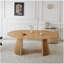Ensemble de salle à manger 1 + 4,5 pièces, table de salle à manger à pieds en métal pour 4-6 personnes avec plateau en panneau de fibres à densité moyenne, table de salle à manger à piédestal, table basse de loisirs-845612192