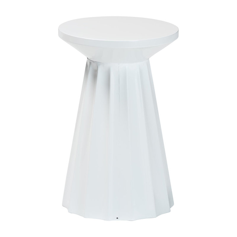 Table d'appoint Baxton Studio Ulmer, Blanc