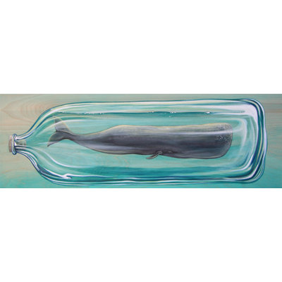 " Whale Preserve " by Karin Grow Painting Print