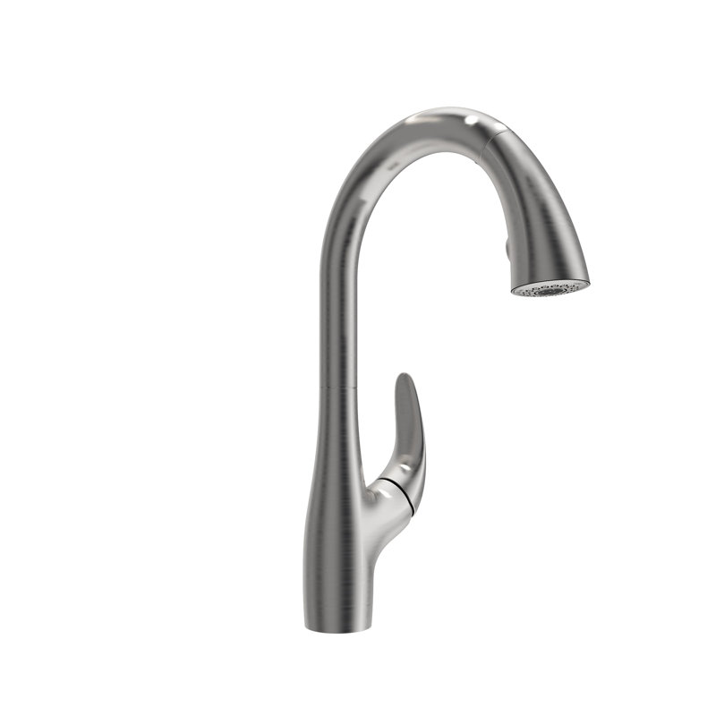Robinet de cuisine rétractable Pagano 2.0, Acier inoxydable