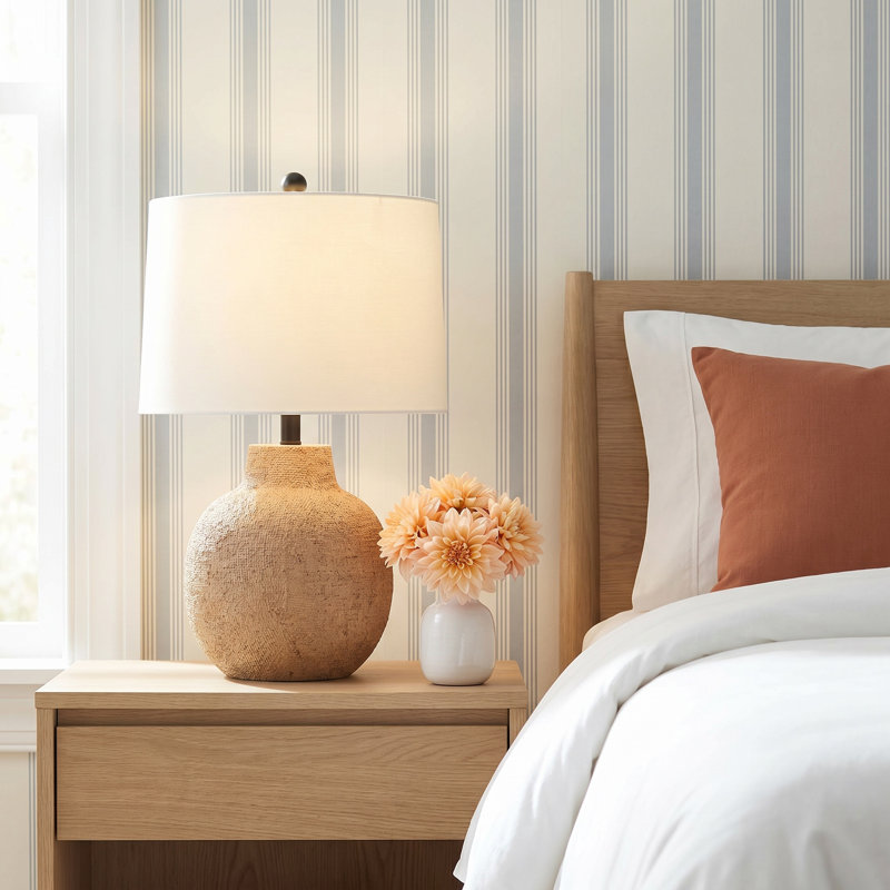 Lucas Barbery 24" Brown Table Lamp