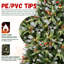 Arbre de Noël 7 pi avec 450 lumières DEL blanc chaud et branches en PE + PVC enneigées-2135694861-2135694858