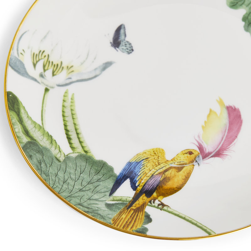 Exotic Amazonian Flora & Fauna 6.65" Porcelain Bread Plate