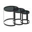 Brigg Glass Top Nesting Tables